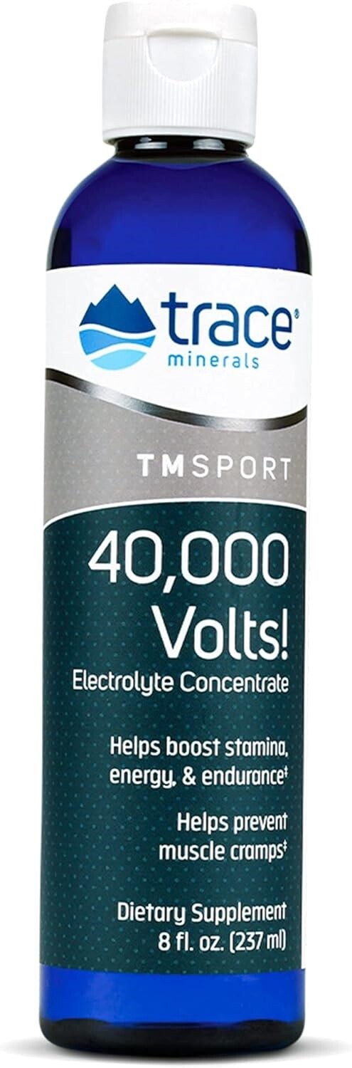 Trace Minerals | 40,000 Volts Liquid Electrolyte Concentrace Drops | Supports…