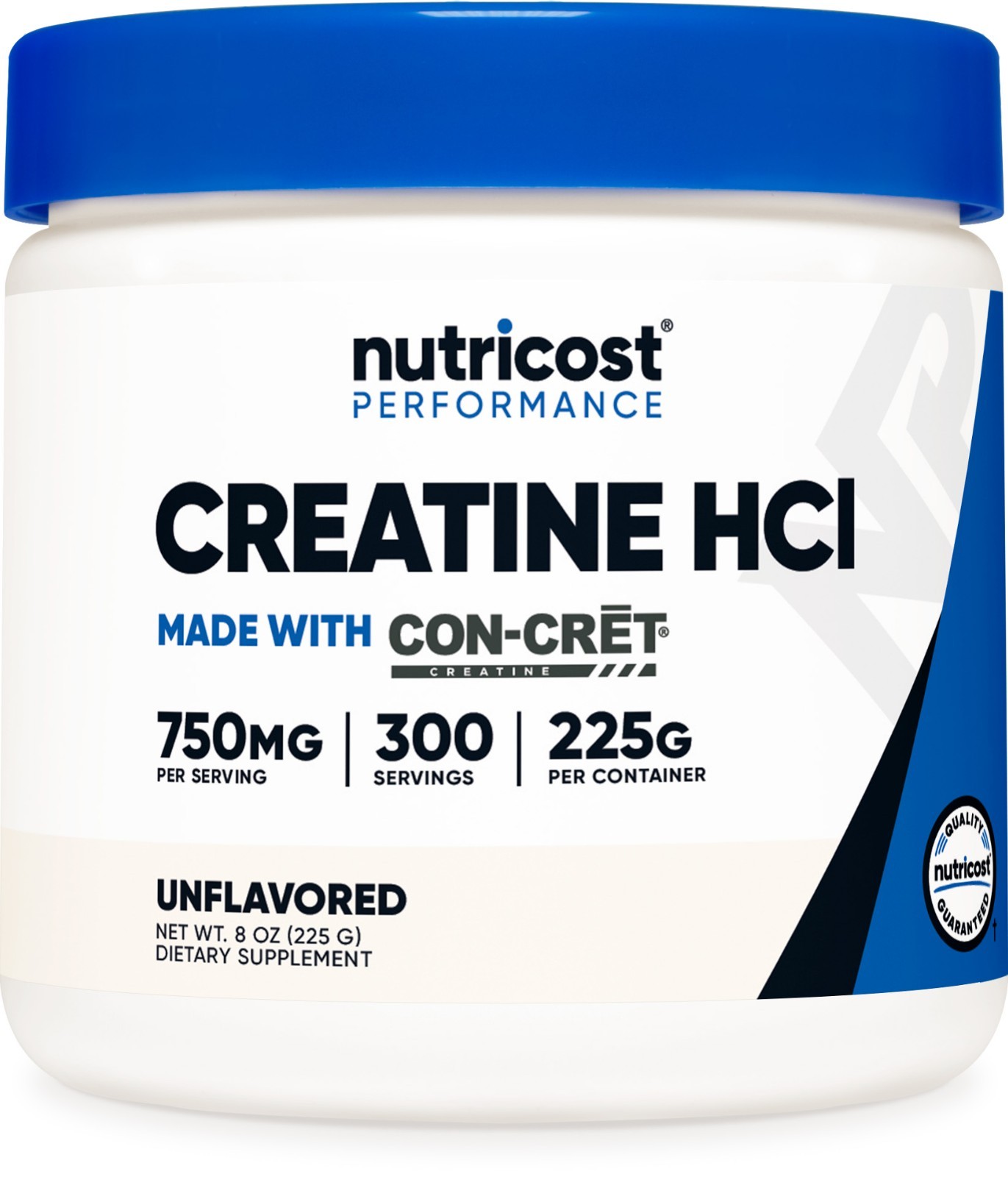 Nutricost Creatine HCl Powder (8 OZ) – Made With CON-CRET Creatine, 300 Servings