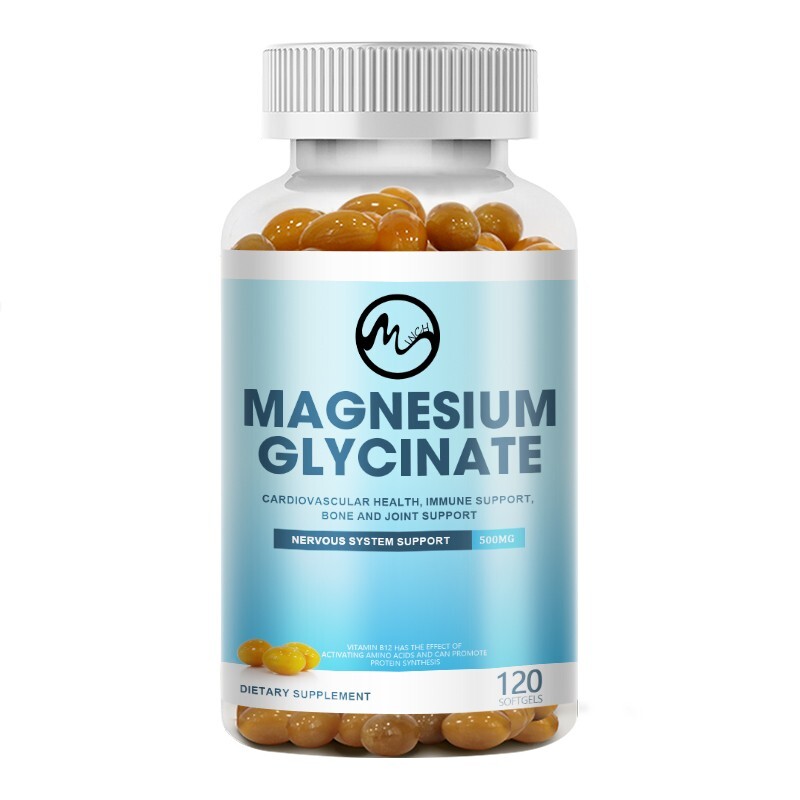 500MG Magnesium Glycinate High Absorption,Improved Sleep,Stress & Anxiety Relief