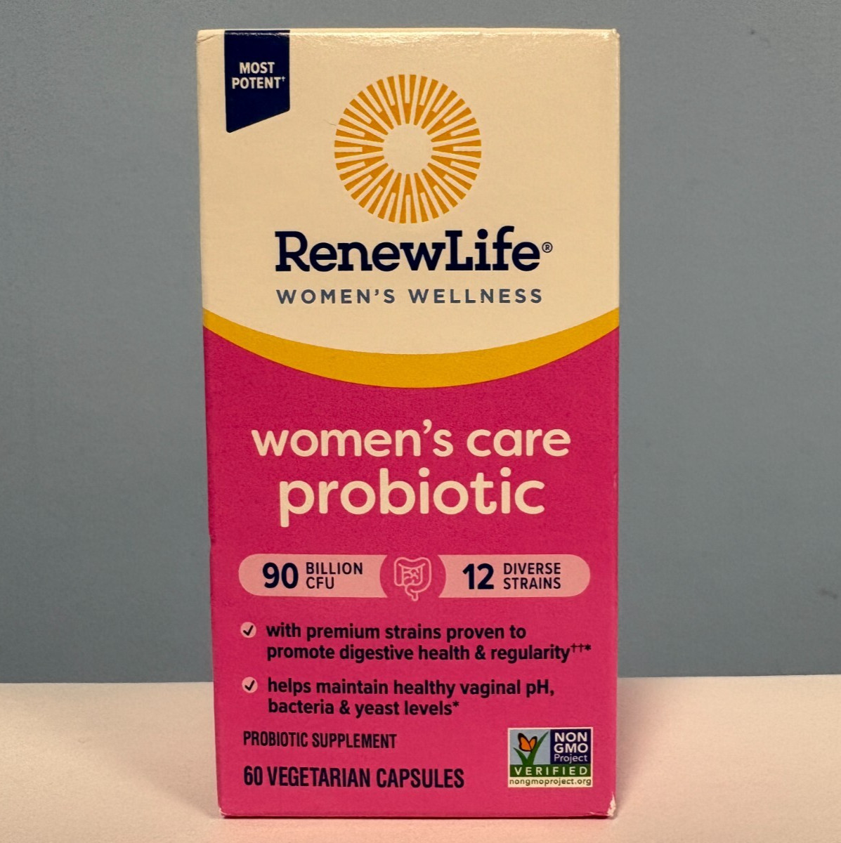 RenewLife Ultimate Flora Women’s Care Probiotic 90 bi 60 Caps EXP 07/2026