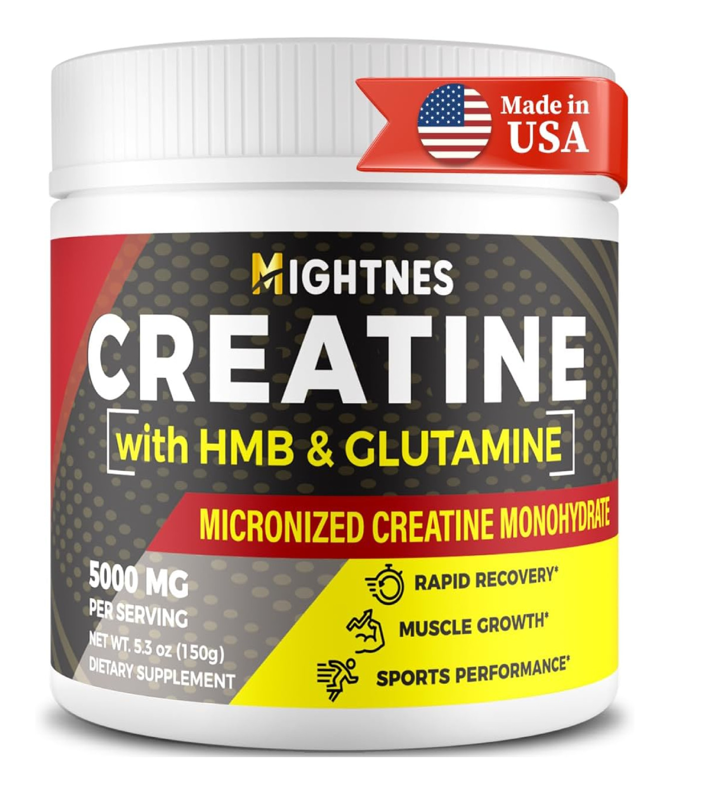Creatine Powder Micronized Creatine Monohydrate with Glutamine & HMB for Musc…
