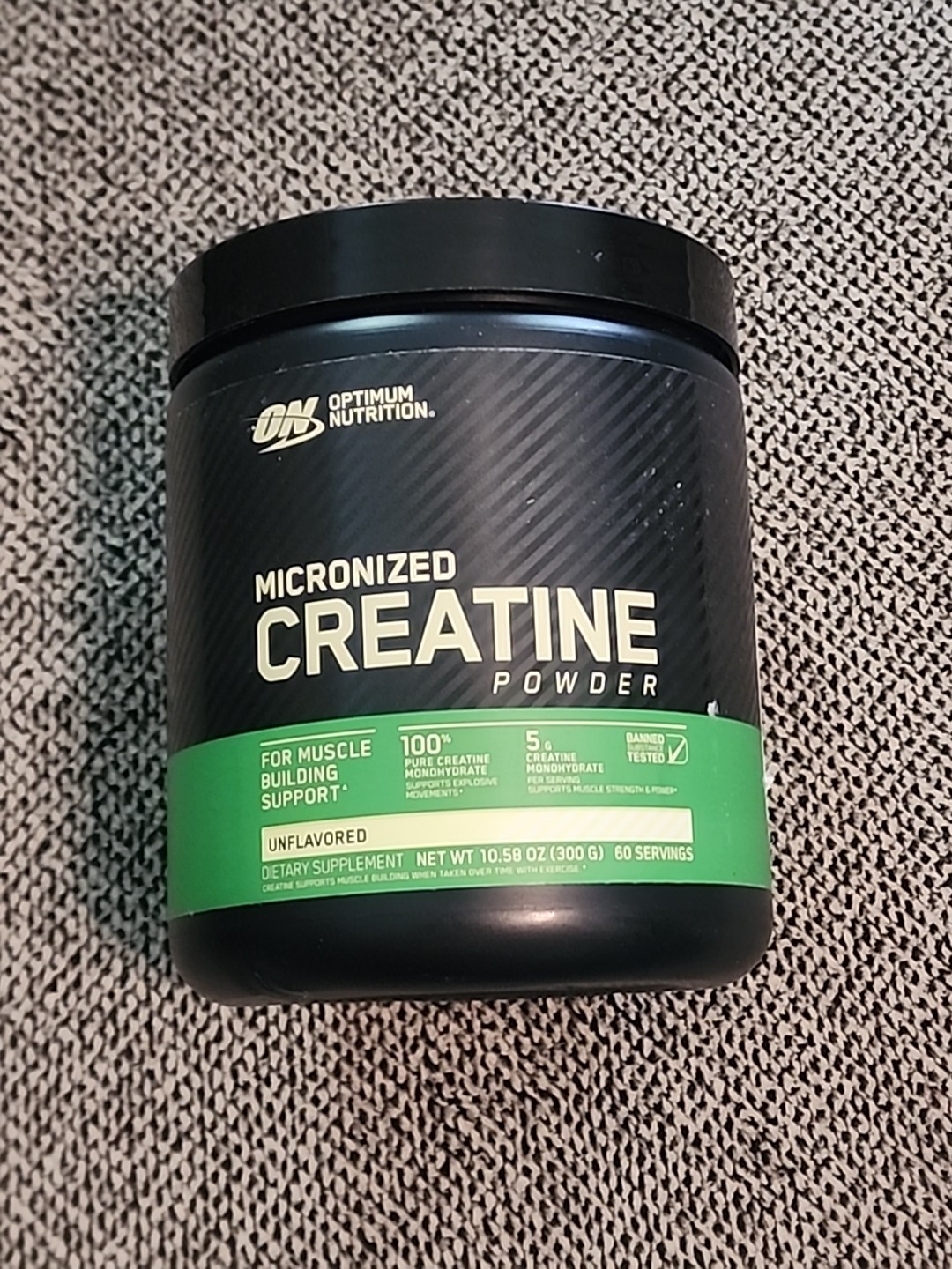 Optimum Nutrition, Micronized Creatine Powder, Unflavored, 10.6 oz (300 g)