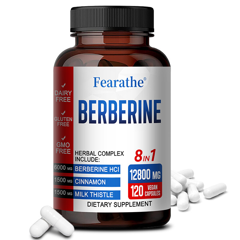Berberine with Ceylon Cinnamon 6000mg 120 Caps Heart Health & Immune
