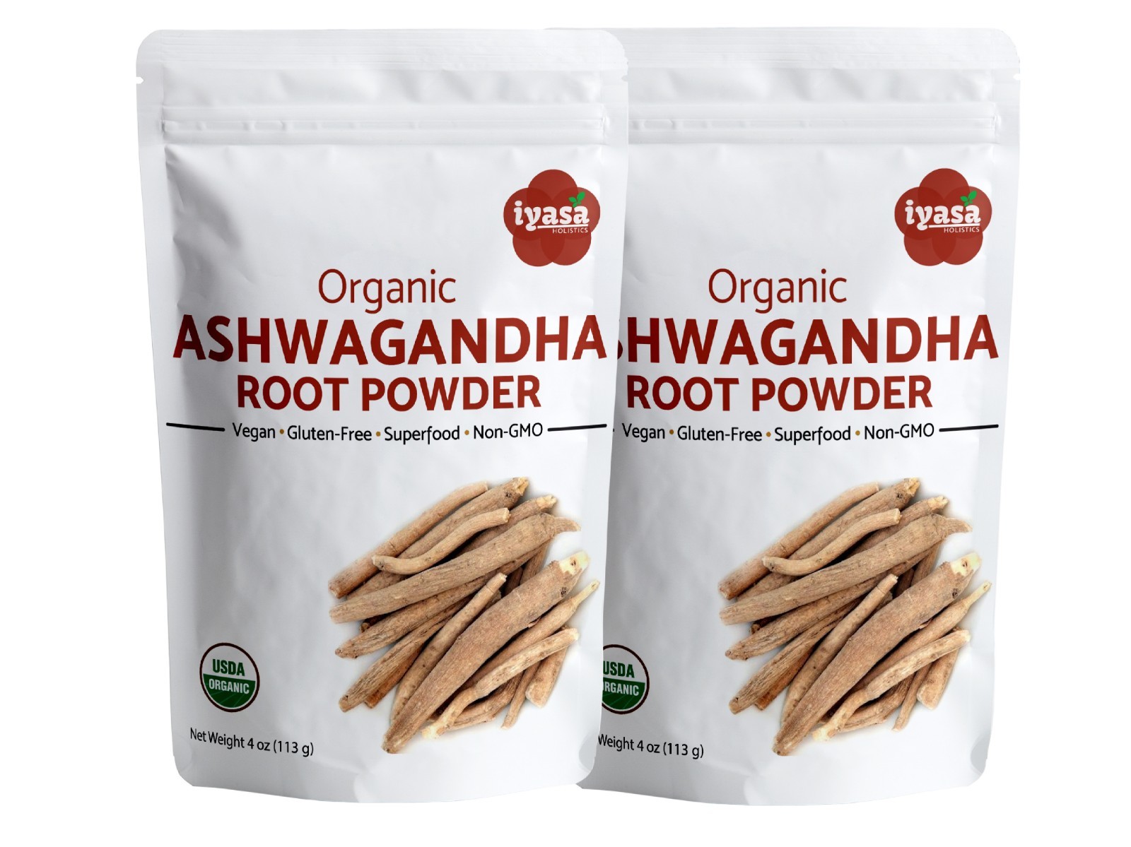 Organic Ashwagandha Root Powder|Certified USDA Organic I Withania Somnifera|