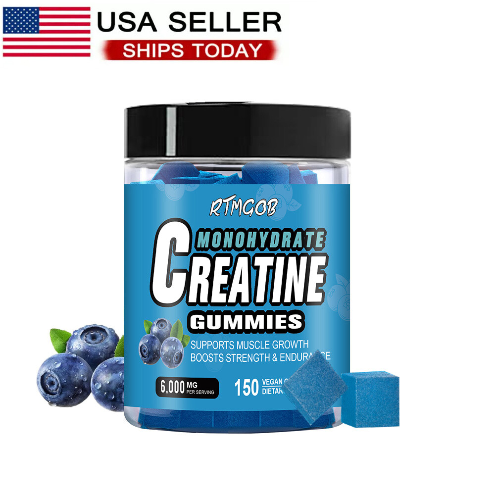 150 Counts Creatine Monohydrate Gummies – Increase Strength and Build Muscle