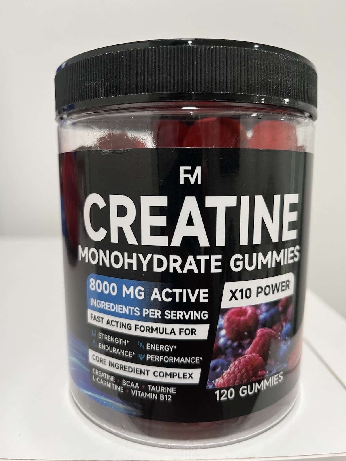 Fm Creatine Monohydrate Gummies 80mg Active 120 Gummies