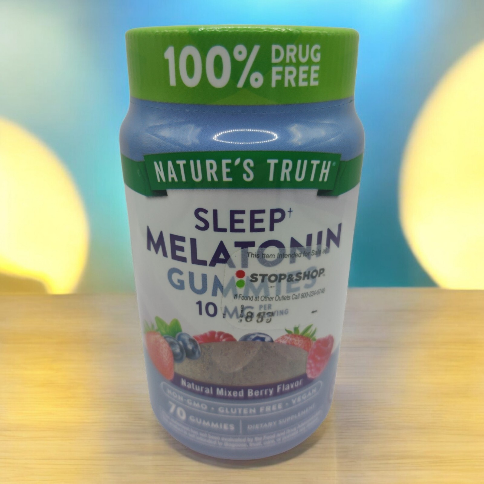 Natures Truth Sleep Melatonin 10 mg Gummies 70 Ct Mixed Berry Flavor EXP 2/26