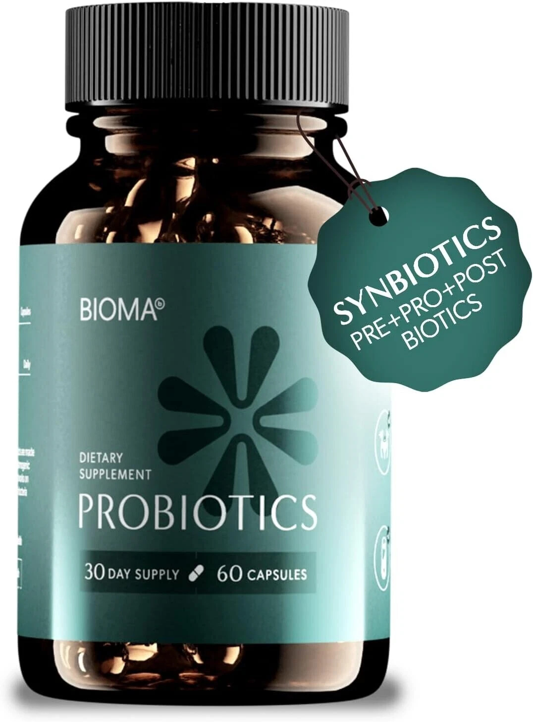 BIOMA 3 in 1 Gut Health Probiotics for Weight Management & Digestive Health 60 C