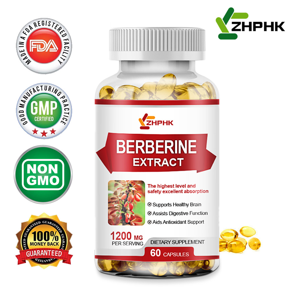 Berberine 1200mg -Blood Sugar Balance, Cholesterol Control, Heart Health Support