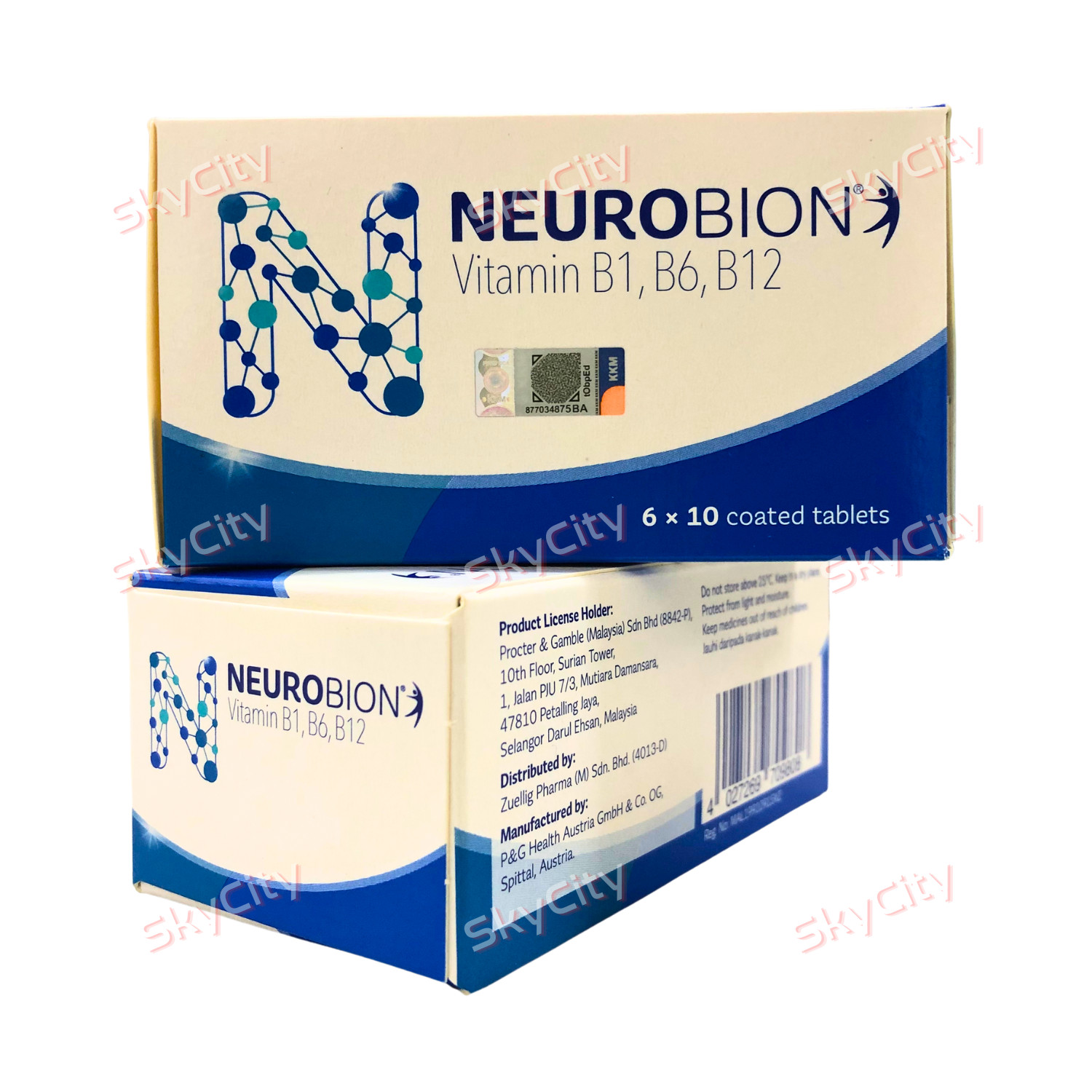 Neurobion Vitamin B1, B6, B12 Nerve Relief, Numbness & Tingling 60’s EXP 09/25