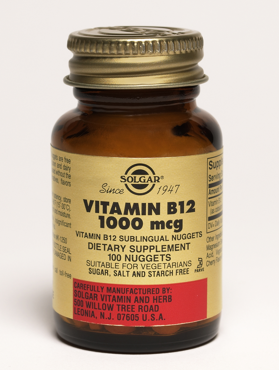 Solgar Vitamin B12 1000mcg 100 Nuggets