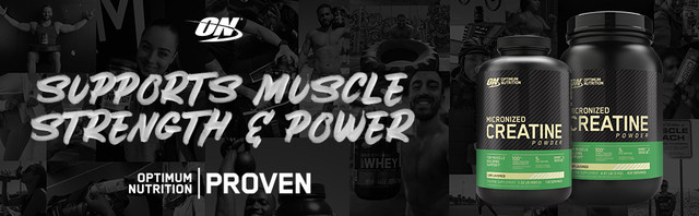 OPTIMUM NUTRITION MICRONIZED CREATINE POWDER Unflavored Muscle Size Strength