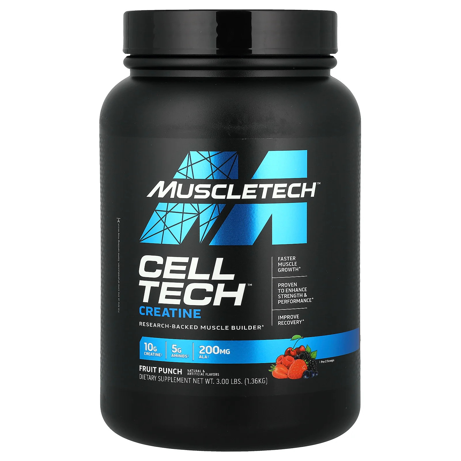 Cell-Tech™ Creatine, Fruit Punch, 3 lbs (1.36 kg)