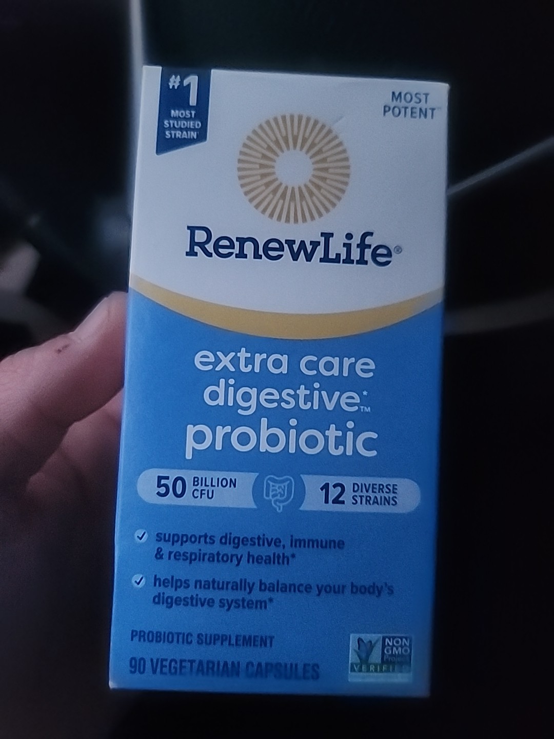 RenewLife Ultimate Flora Extra Care Probiotic 50 Billion Cfu 90 Veg Caps