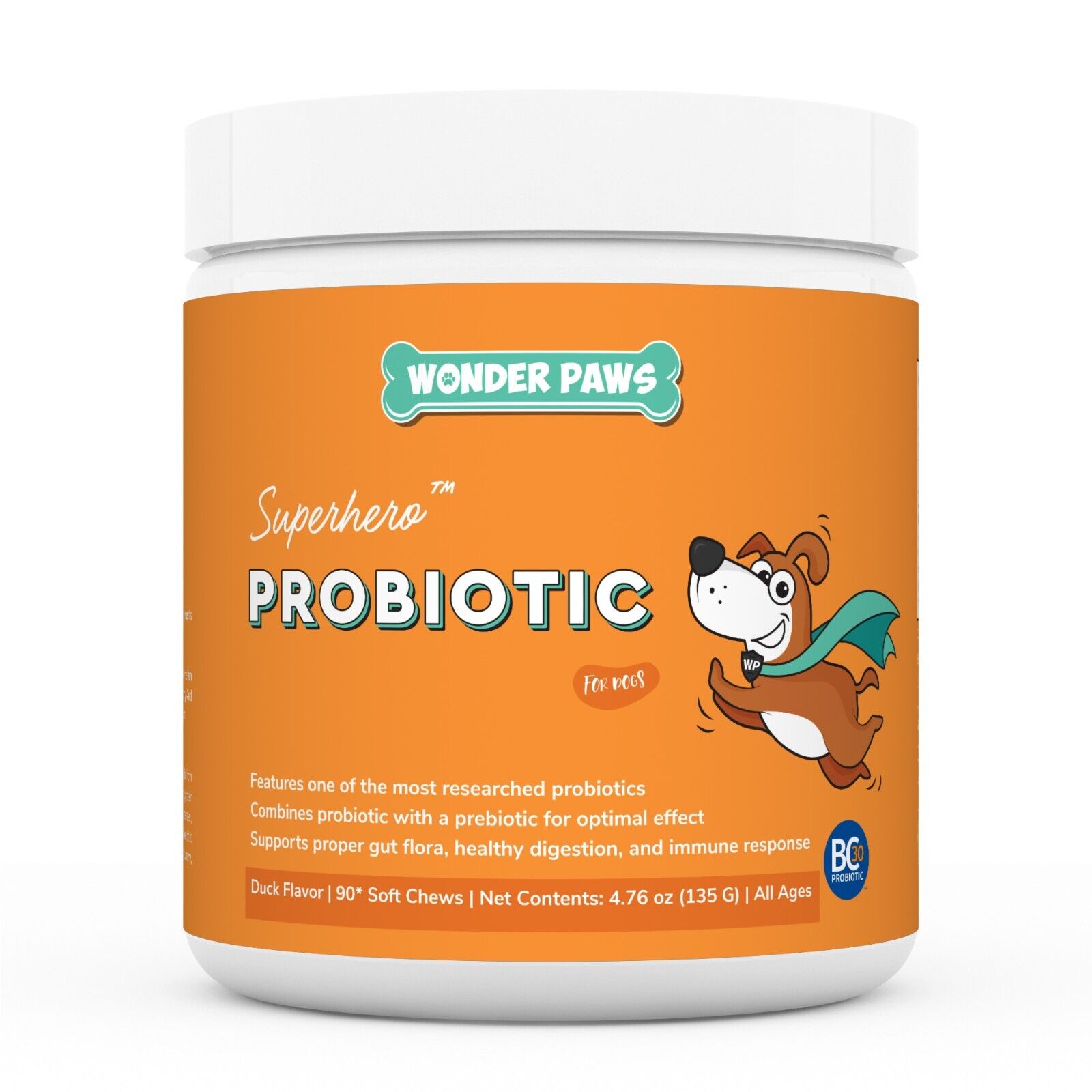 Probiotic Chews for Dogs – Supports Gut Health, Digestion, Gas, Constipation