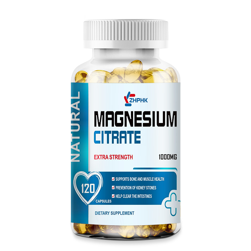Magnesium Potassium Citrate 1000mg 120 Cápsulas Citrato de Magnesio y Potasio