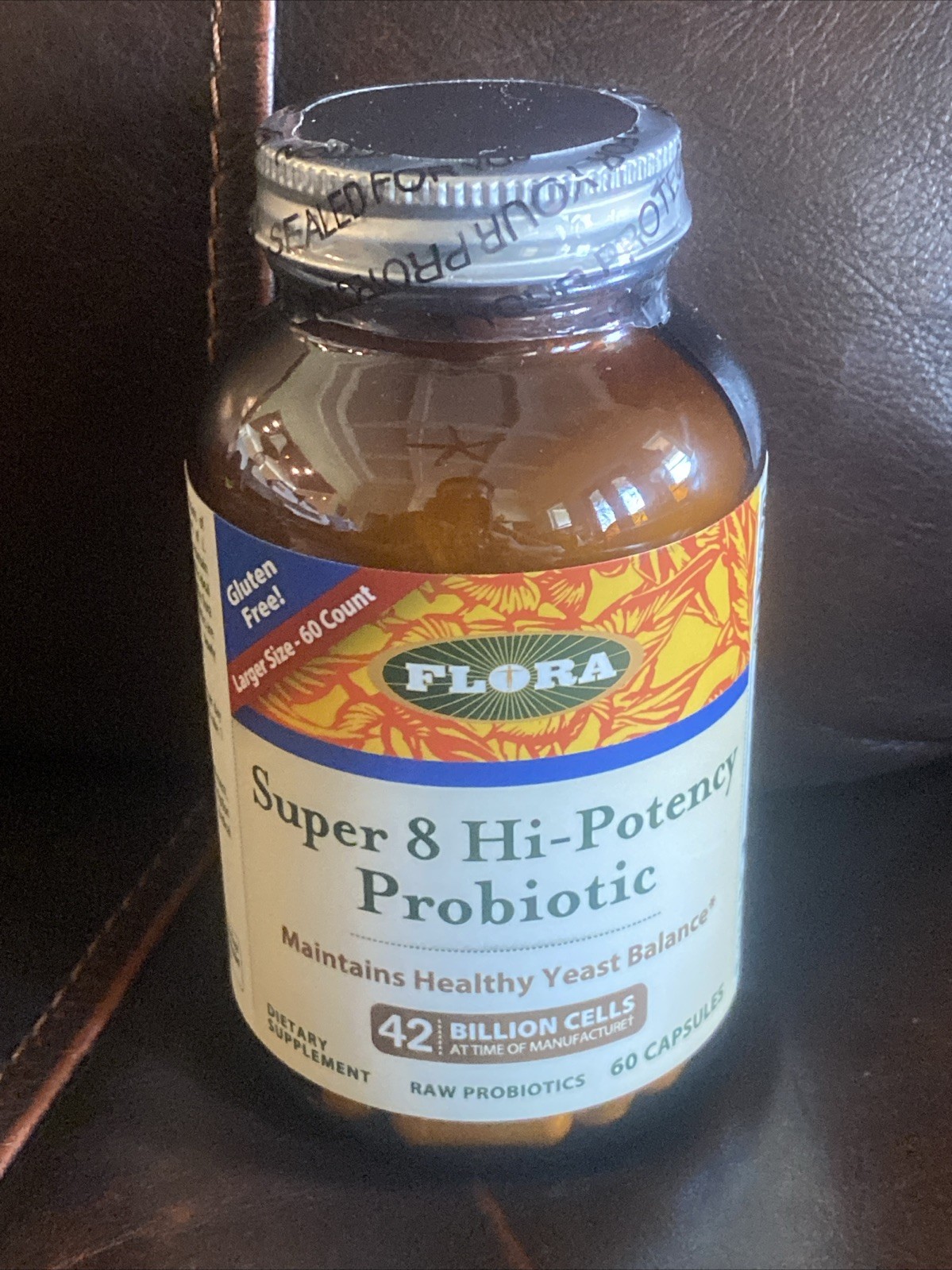 Flora Super 8 Hi-Potency Probiotic 42 Billion Cfu 60 Caps