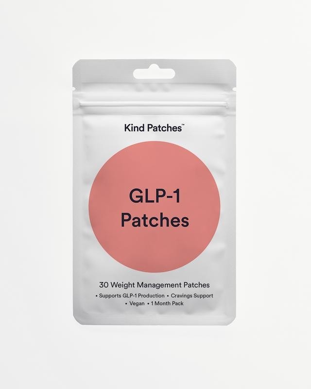 Kind Patches GLP-1 Patches (30 Count) – with L-Glutamine, Berberine, Chromium, P