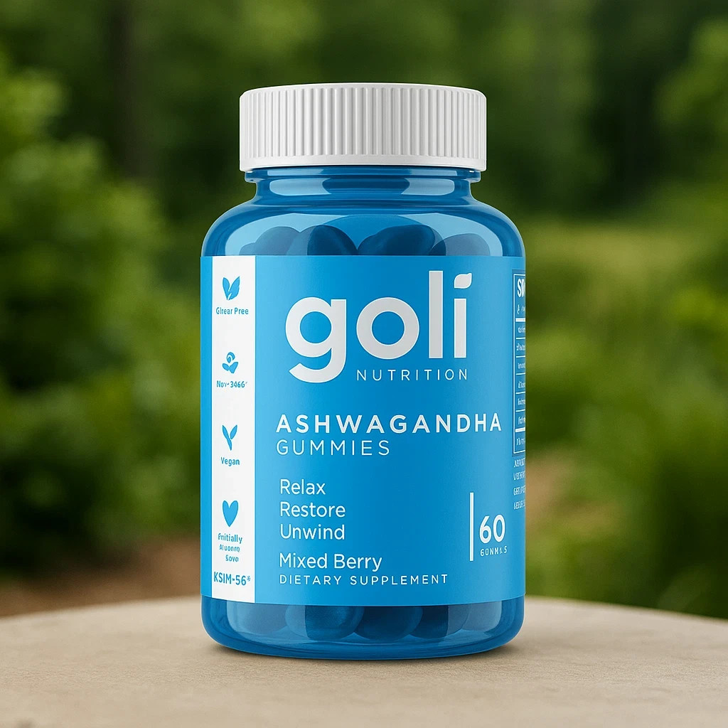 Goli Nutrition Ashwagandha Mixed Berry Gummies, 60 count NEW & SEALED Exp 2027