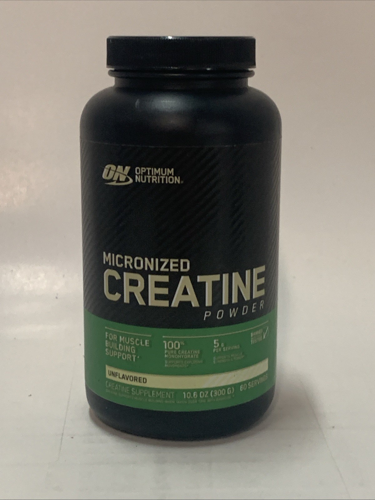 Optimum Nutrition, Micronized Creatine Powder, Unflavored, 10.6 oz (300 g) 7/26