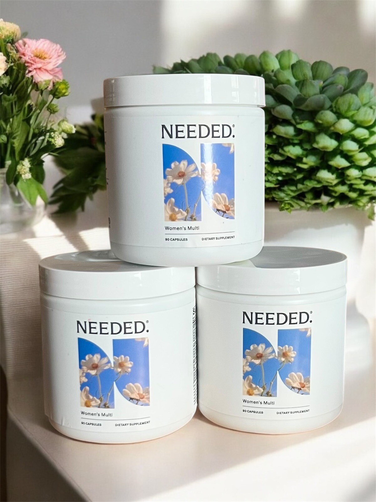 Needed. Qty 3 Multivitamin for Women with 23 Vitamins, Minerals and Antioxidants