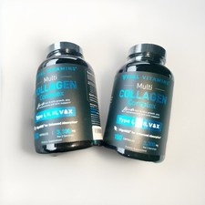 2x 2026 Exp! Vital Vitamins Multi Collagen Complex – Type I II III V X Grass Fed