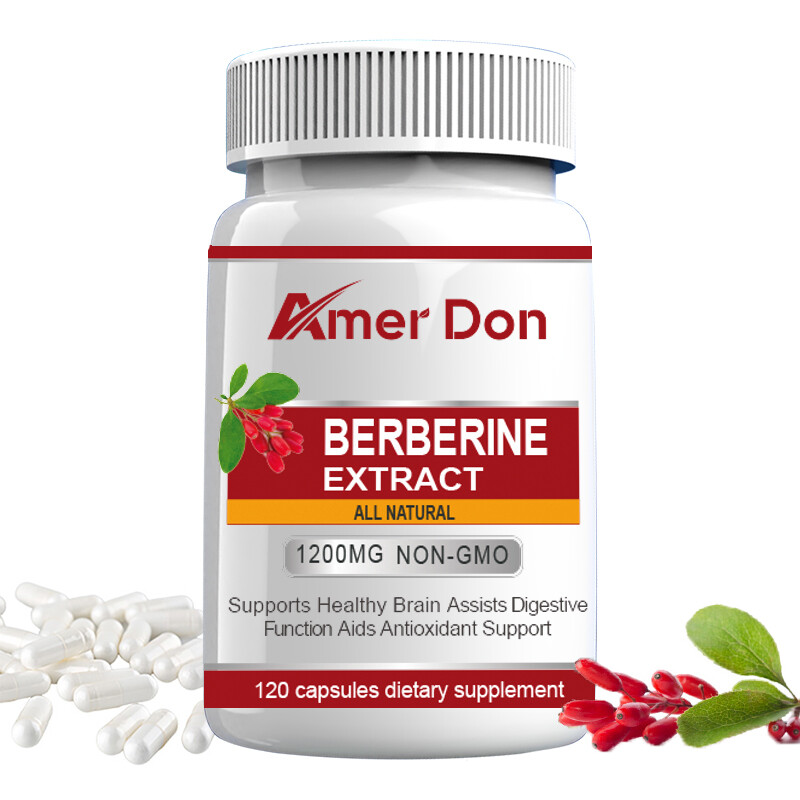 120Pc Premium Berberine HCL Extract 1200mg Healthy Cholesterol Anti-inflammatory