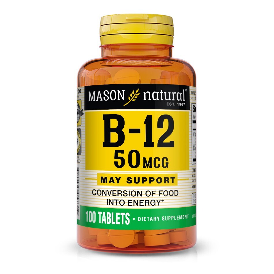 VITAMIN B 12 50 MCG  Heart Health B12 B-12 100 TABLETS