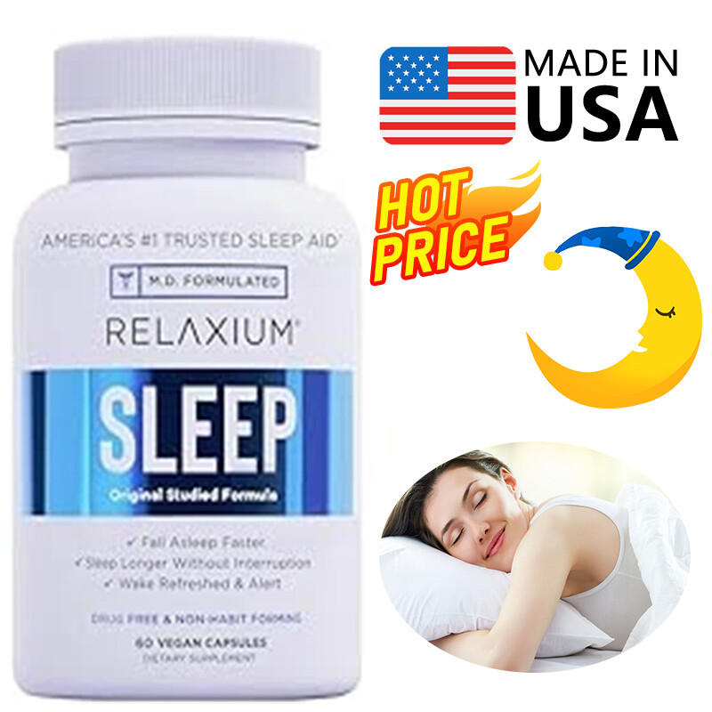 Relaxium Sleep Ashwagandha – Sleep Support, Body Relaxation – 60 Capsules