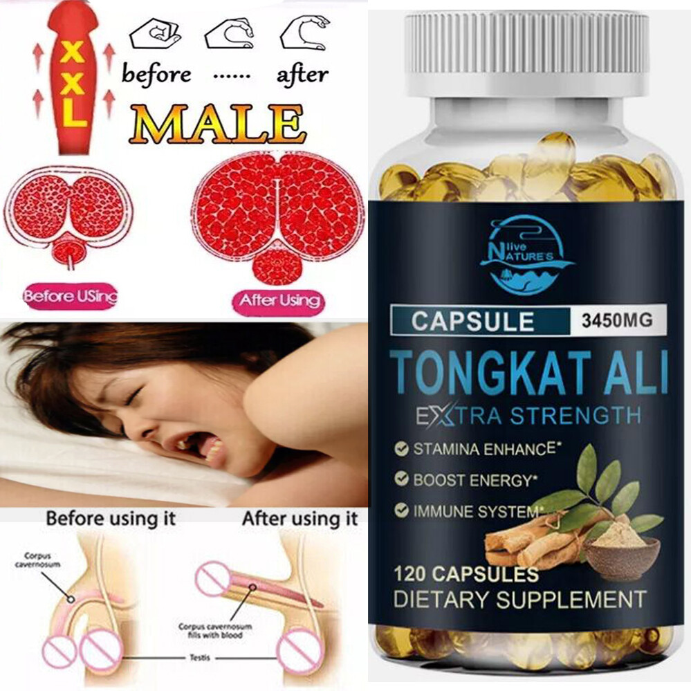 Male Enhancement Booster & Thicker Last Stronger Longer Bigger 120 Capsule Pills