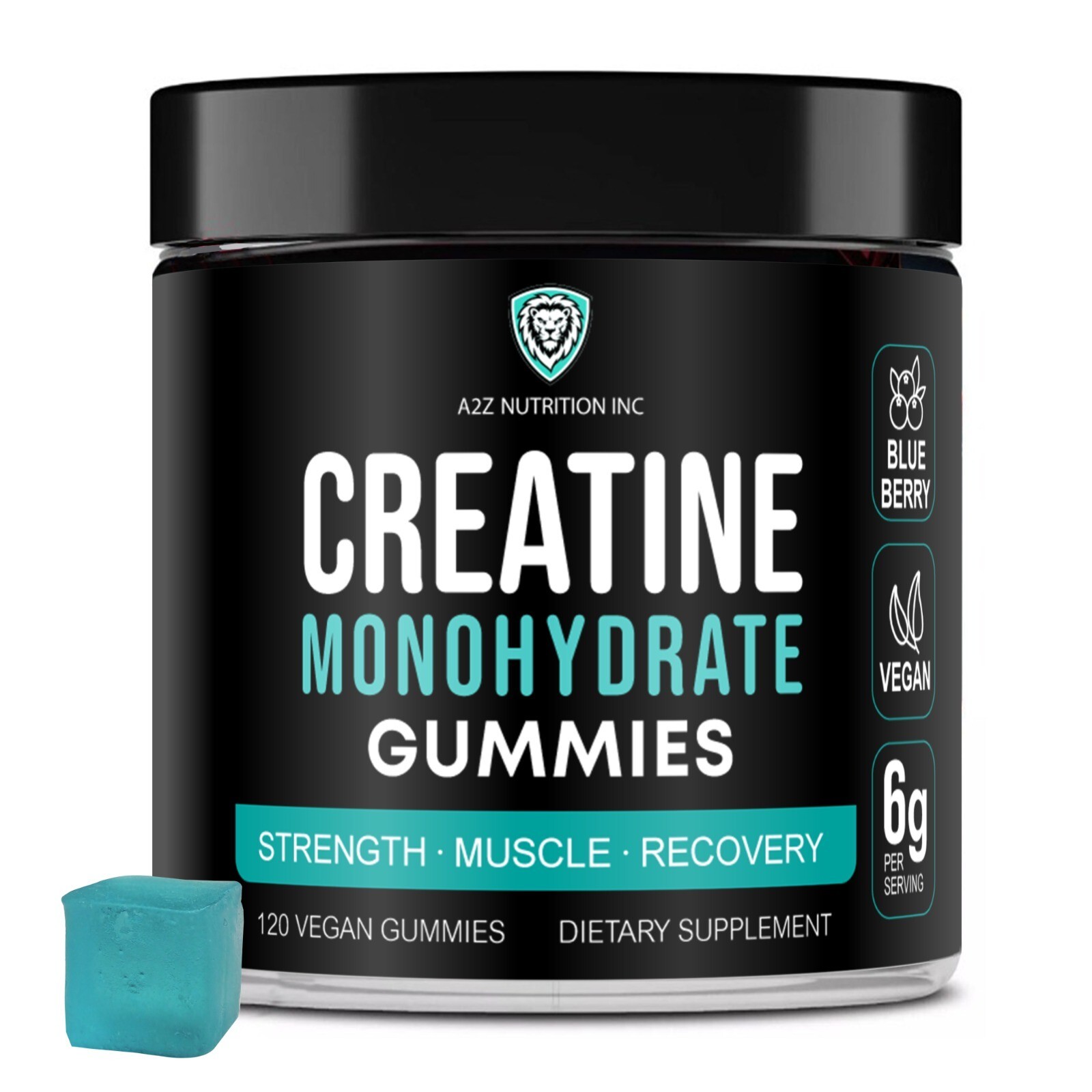 Creatine Monohydrate Gummies 6g Great For Workout And Recovery  120 Gummies NEW