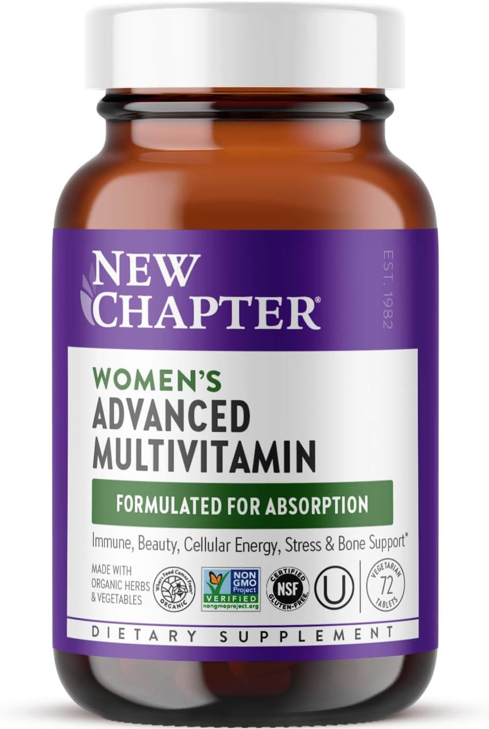 Women’S Multivitamin Advanced Formula for Stress, Bone, Immune, Beauty & Ener…