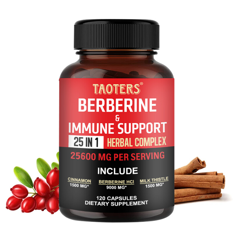 Berberine with Ceylon Cinnamon 25600mg 60/120 Caps Heart Health & Immune