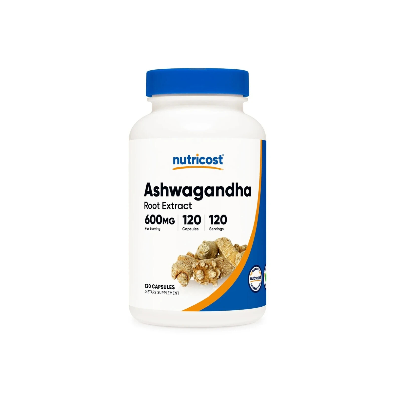 Nutricost Ashwagandha Root Extract 120 Caps 600mg each – EXP 03/2028