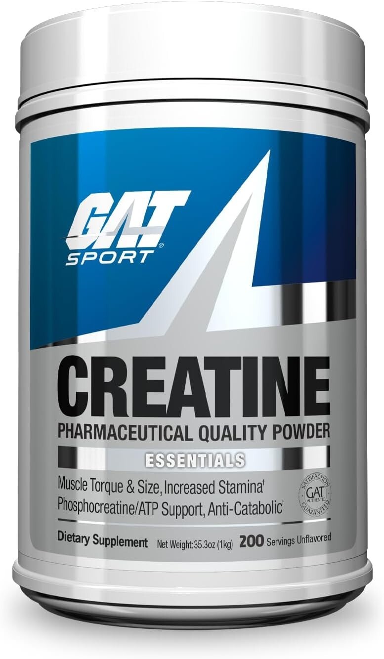 GAT Creatine 200 Servings 1000g / 1kg / 35.2 oz -Powder – Unflavored  2026 EXP