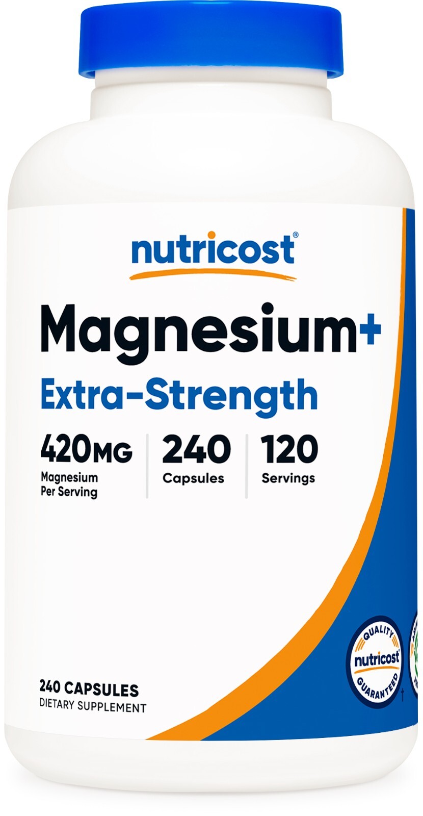 Nutricost Magnesium+ Extra Strength 420mg, 240 Capsules – 120 Servings