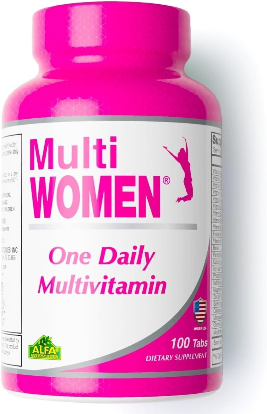 Multi Women Vitamins Dietary Supplement with Essential Vitamins & Minerals fo…