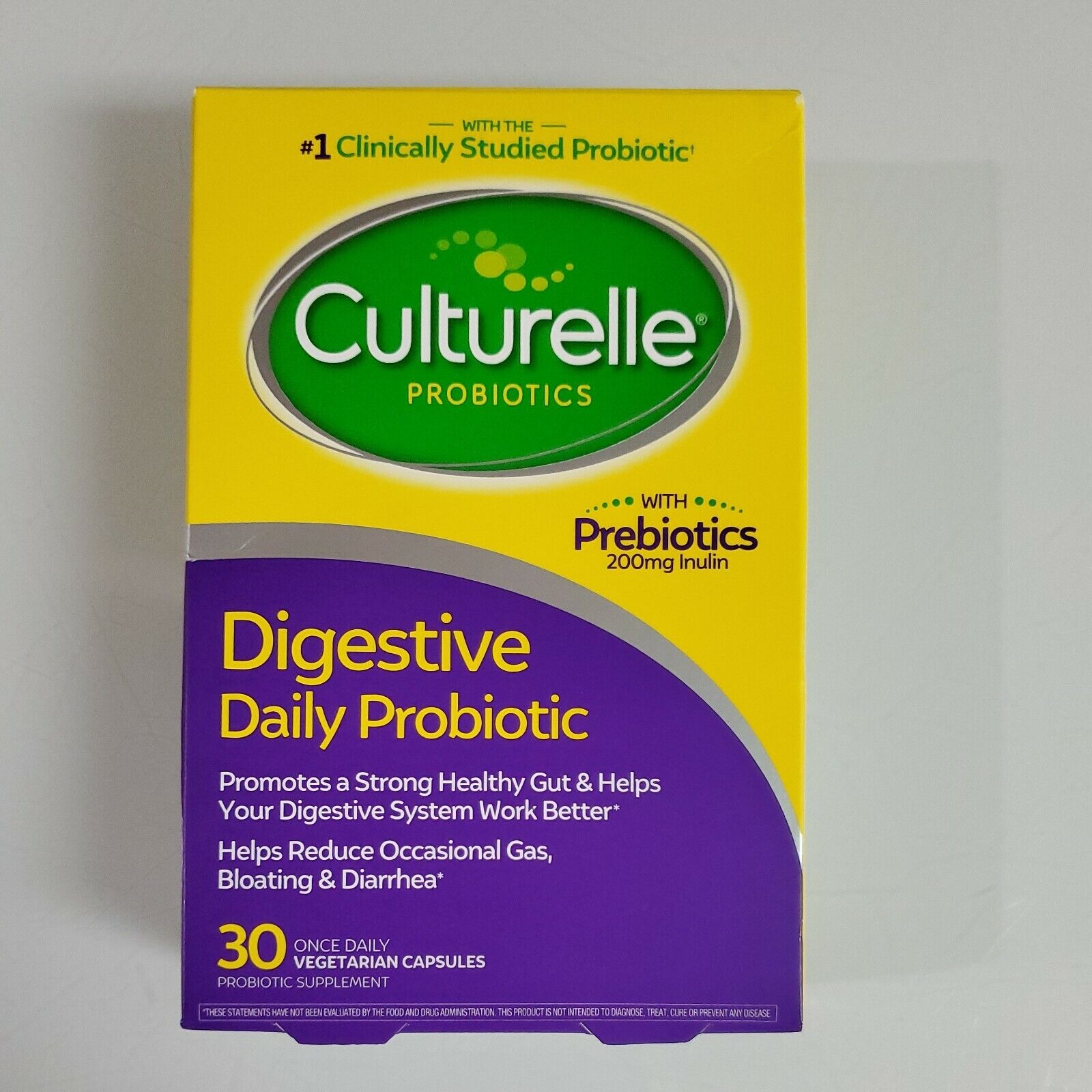 Culturelle Digestive Daily Probiotic 30 Capsules Exp 05/2026+