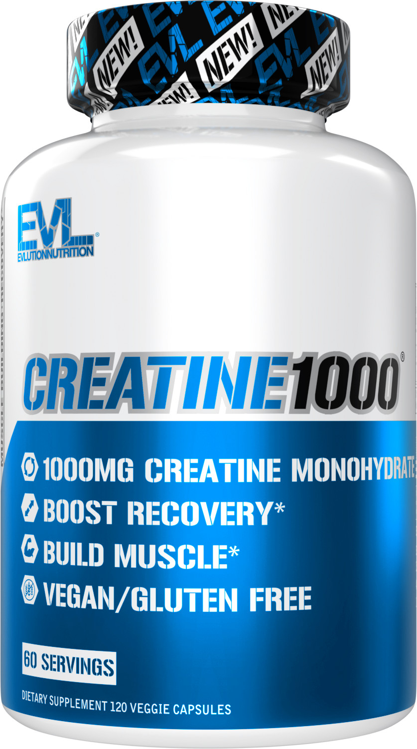 Evlution Nutrition Creatine1000 – 1g Creatine Monohydrate – 60 Servings
