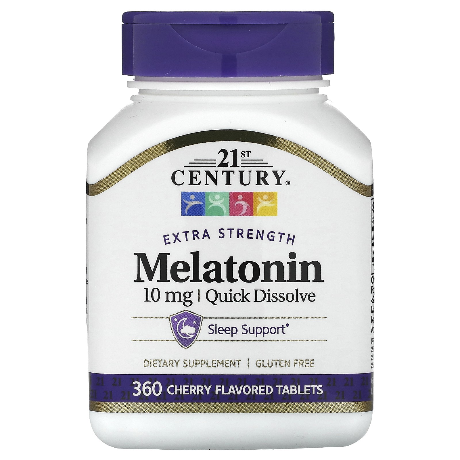 Melatonin, Quick Dissolve, Cherry, 10 mg, 360 Tablets