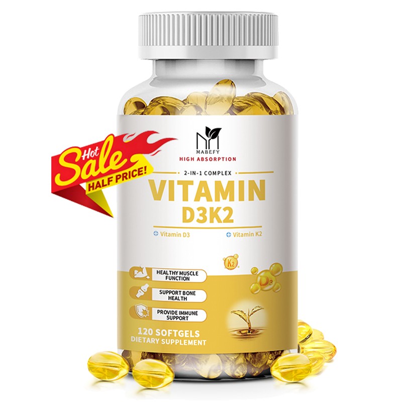 Vitamin D3 1000 IU 120 capsules – High Potency, for Bone & Immune Support