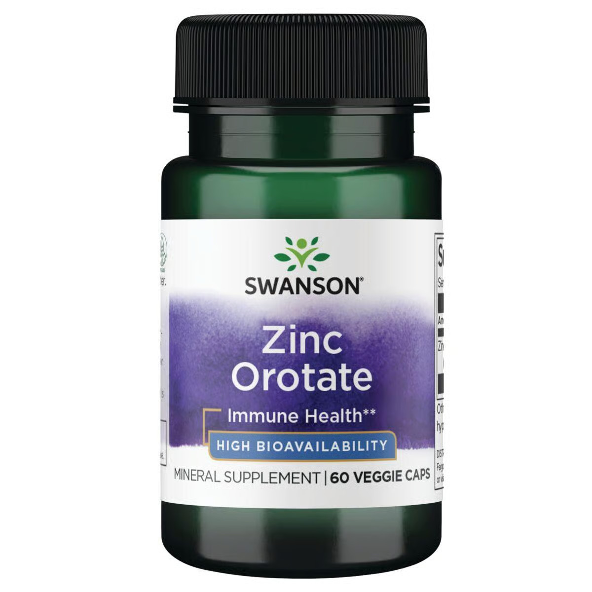 Swanson Zinc Orotate 10 mg 60 Veggie Capsules