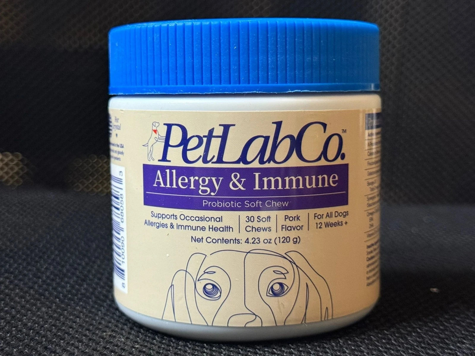 PetLab Co. (PetLabCo.) ALLERGY & IMMUNE Probiotic Soft Chew For Dogs (30 Pork