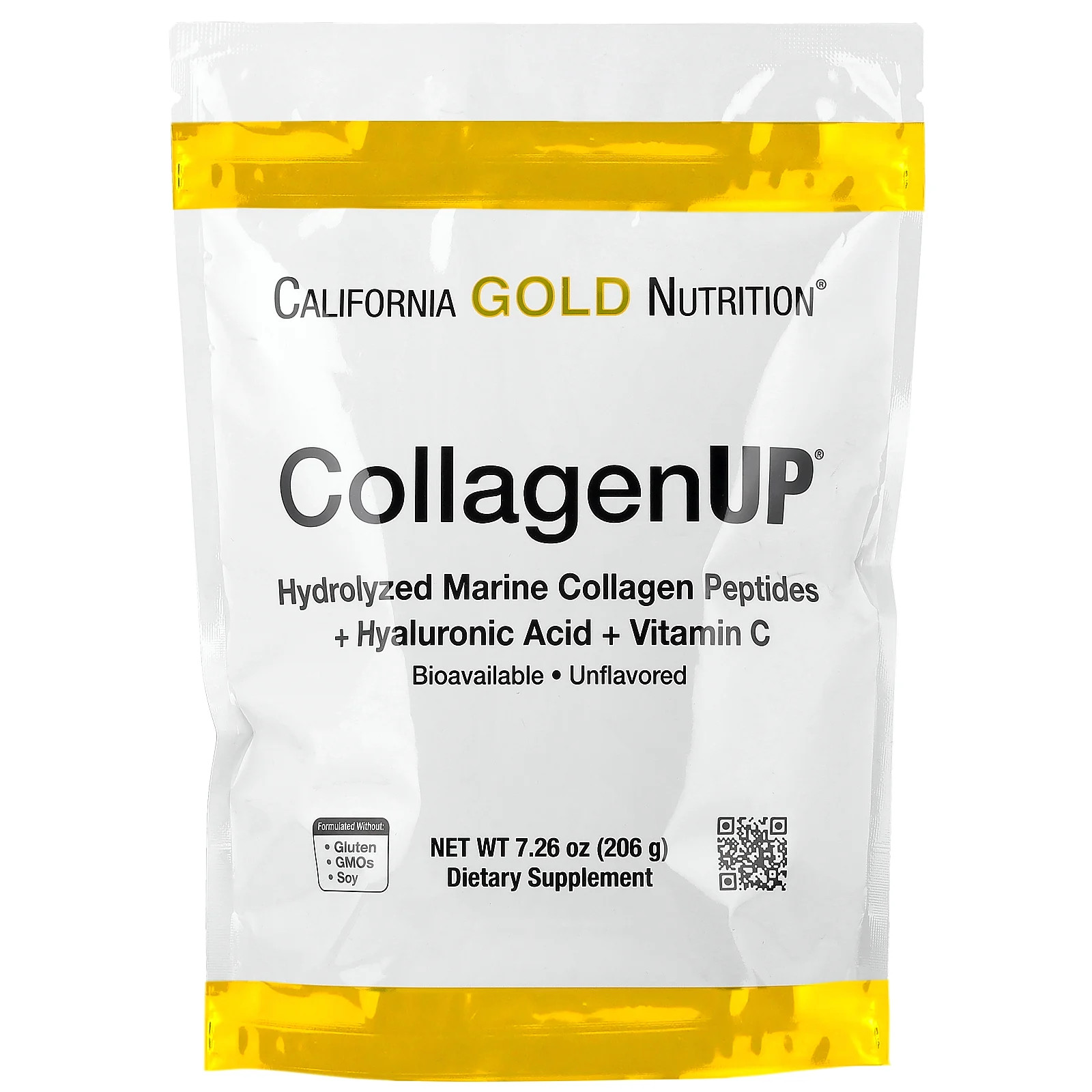 Collagen UP, Collagen Peptides with Hyaluronic Acid, Support for Healthy Hair,