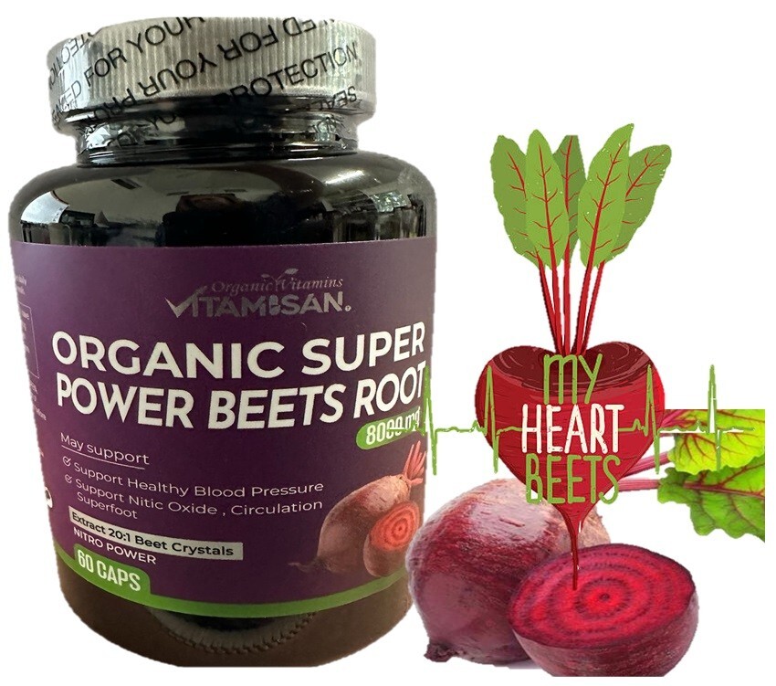Beet Root 8000Packed with Beetroot and Magnesium to Support Circulation