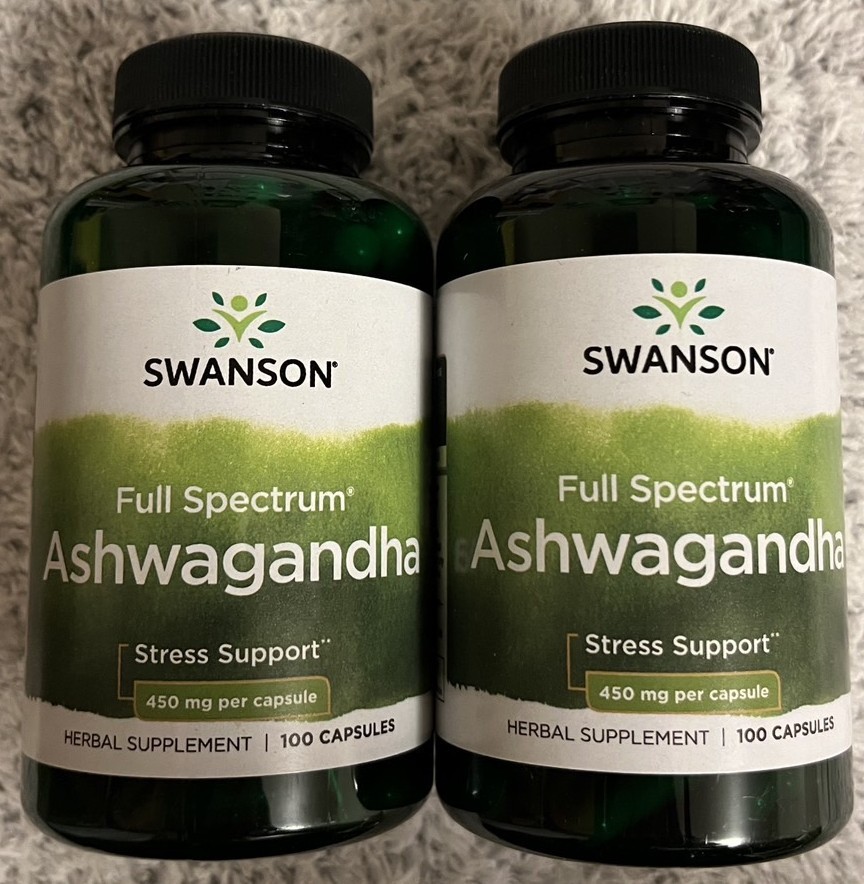 Ashwagandha Winter Cherry 450 mg 200 Caps Withania Somnifera Stress Immune