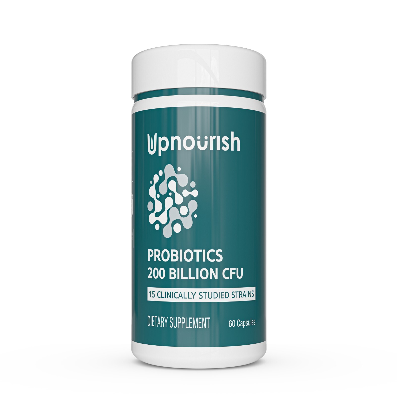 Probiotics 200 Billion CFU for Digestive & Immune Health 60 Vegan Capsules