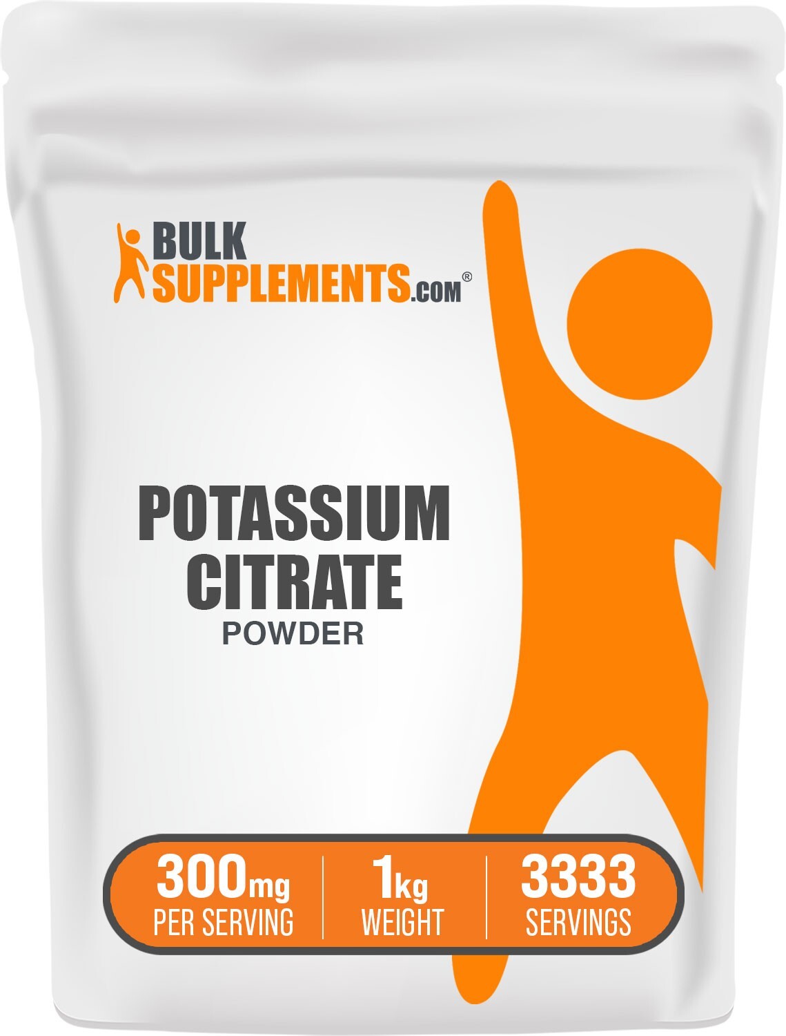 BulkSupplements Potassium Citrate Powder 1kg – 300 mg Per Serving
