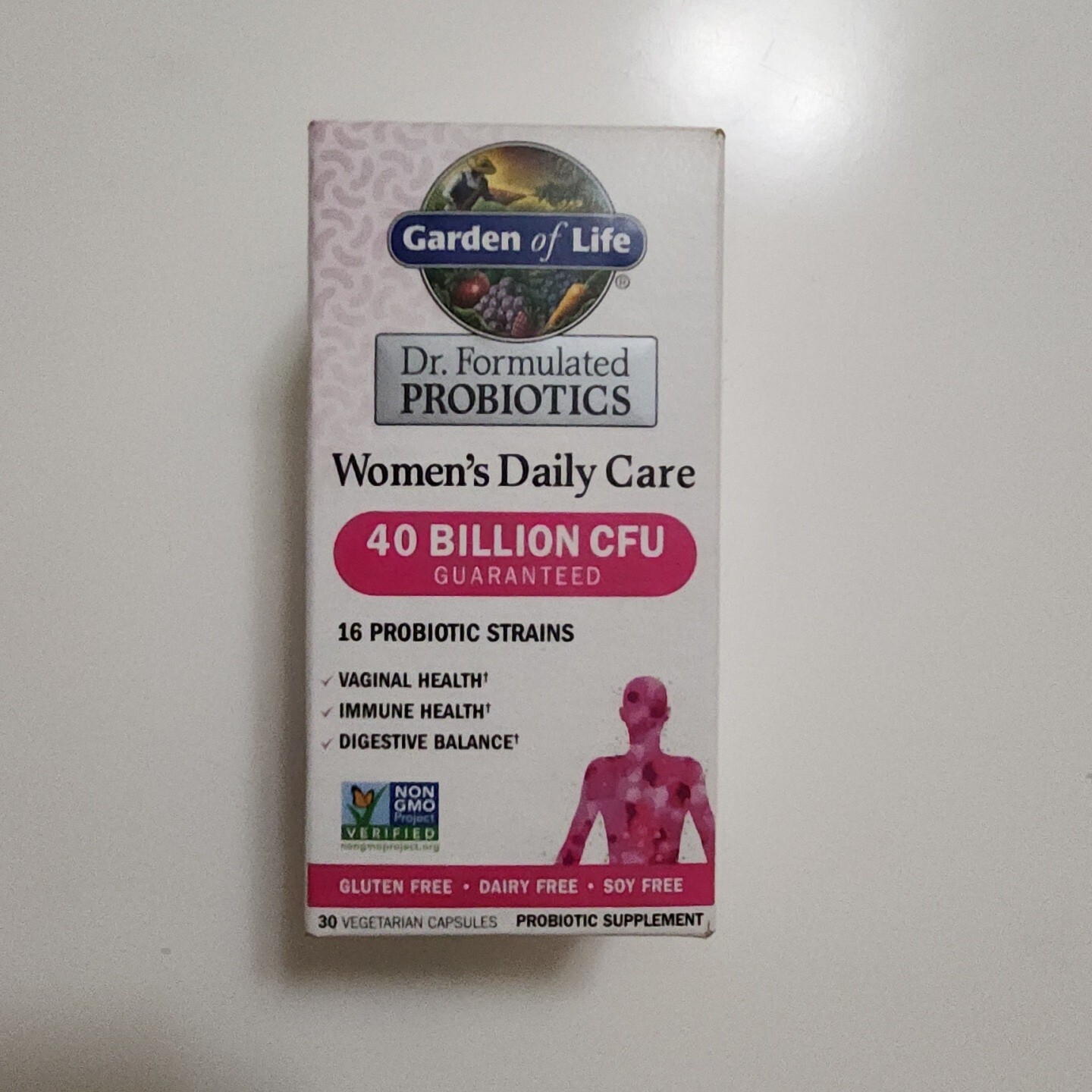Garden Of Life Women’s Daily Care Probiotics 40 Billion CFU 30 Cap Exp 05/2026+