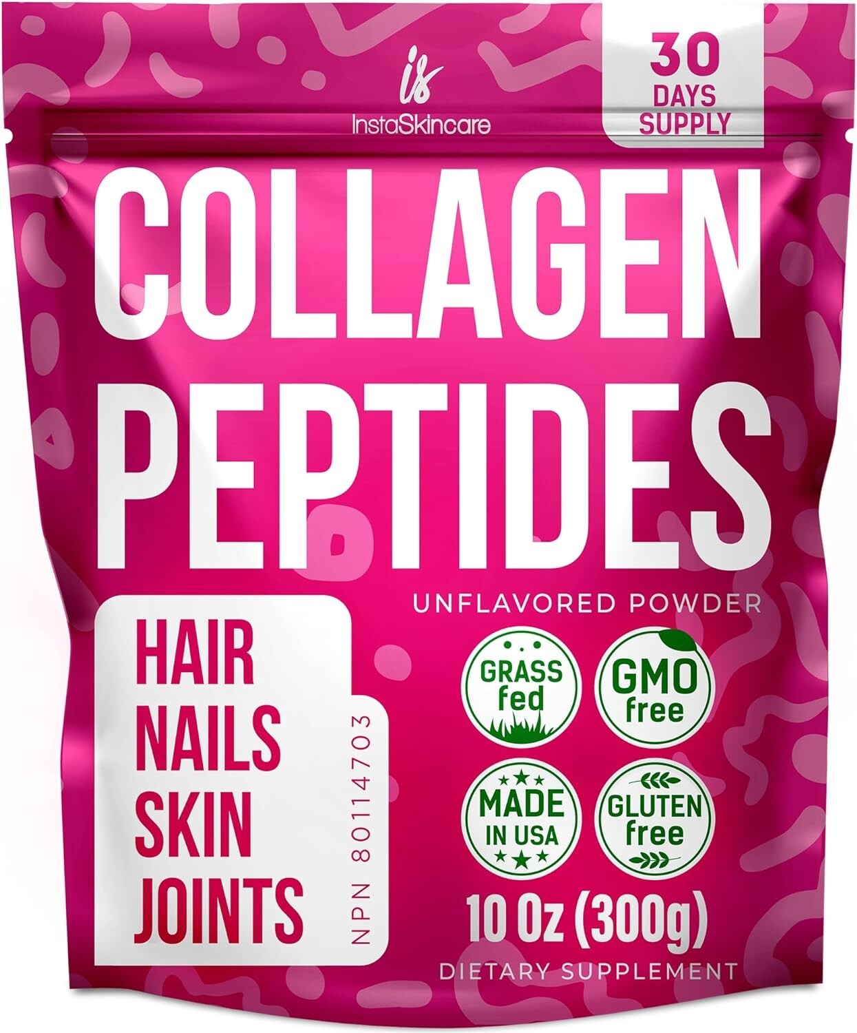 Collagen Peptides Powder for Women Collagen Protein Unflavored Types I&III 10oz